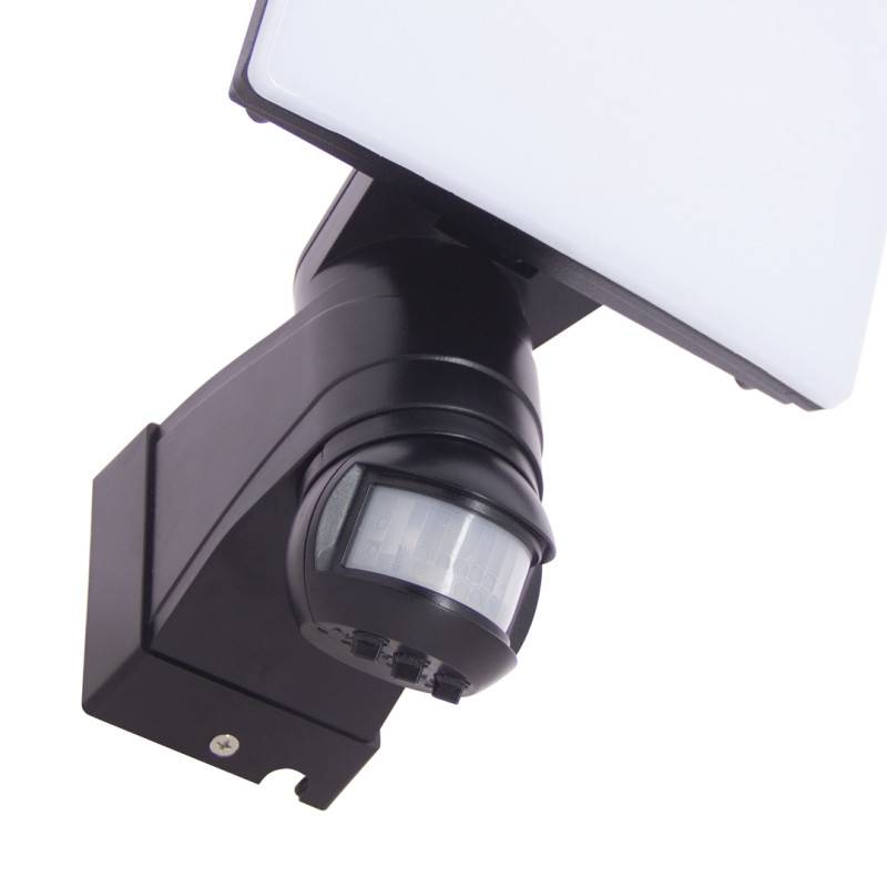 Xanlite - Projecteur mural noir LED IP44 30W avec détecteur de mouvement, 3000 Lumens - PR30WMDV24 - Image 5