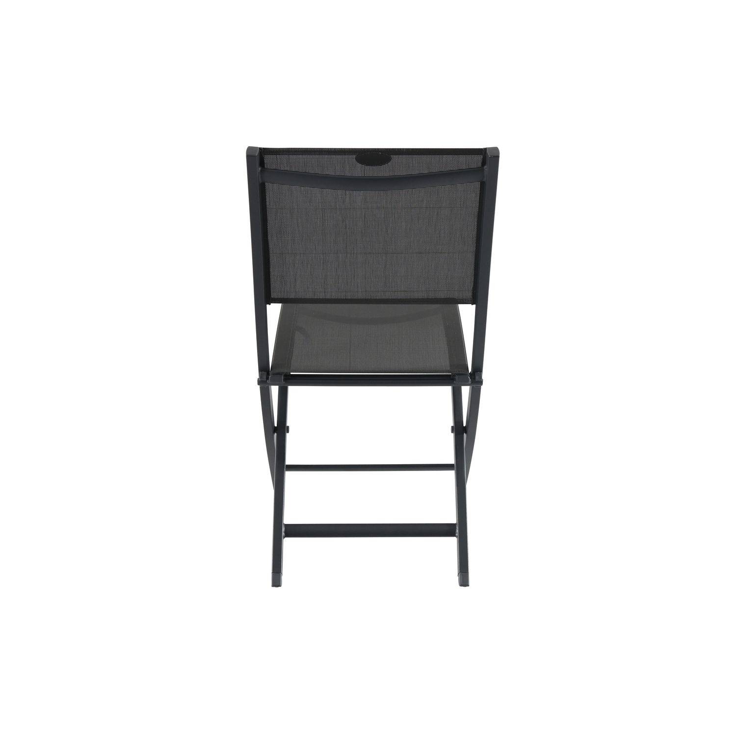 Sans Marque - Lot de 4 Chaises de jardin pliantes Essentia - Toilinux - Image 4