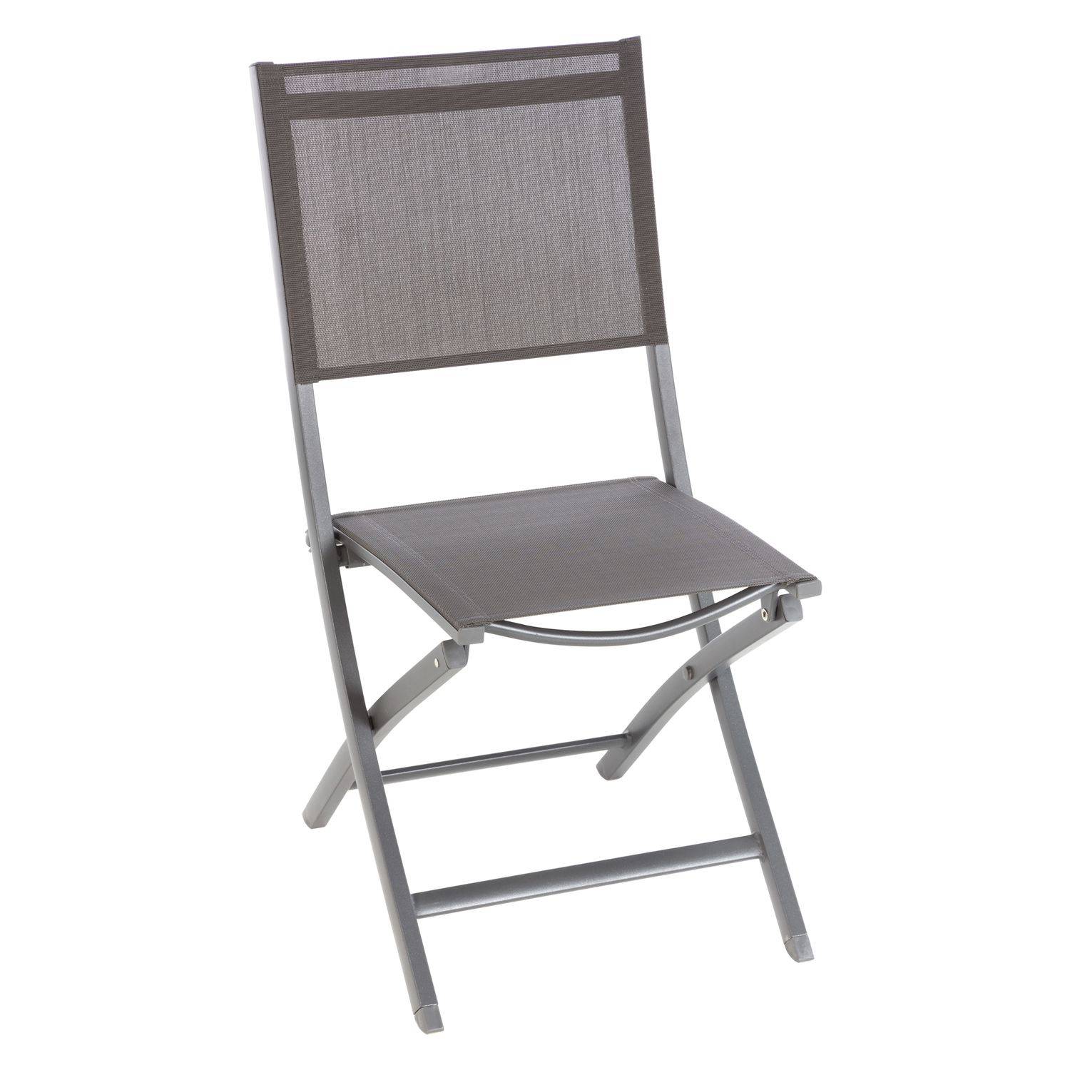 Sans Marque - Lot de 4 Chaises de jardin pliantes Essentia - Toilinux - Image 2