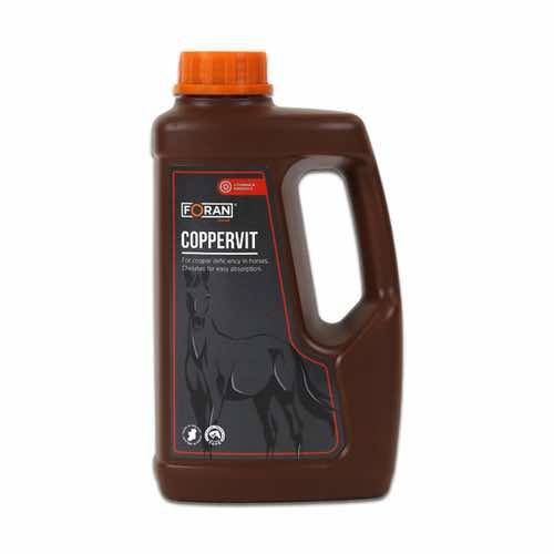 CopperVit - Carences en cuivre cheval de course ou de sport - 1L - Foran
