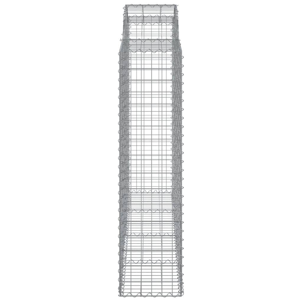 Vidaxl - Paniers à gabions arqués 5 pcs 200x50x160/180 cm Fer galvanisé vidaXL 3146386 - Image 6