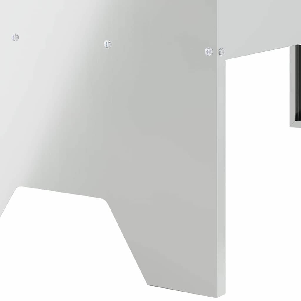 Vidaxl - Trough d'alimentation pour le bétail Argent 79 x 35 x 62 cm vidaXL 874629 - Image 9