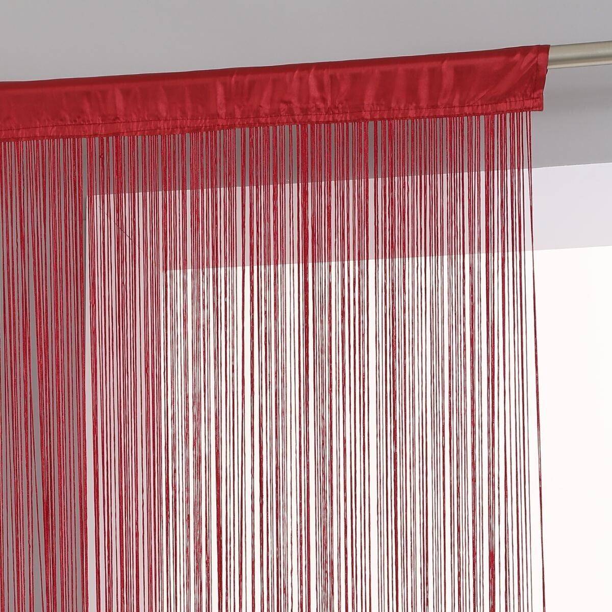 Atmosphera - Rideau fil rouge 90x200cm - Atmosphera Créateur d'intérieur - Image 1