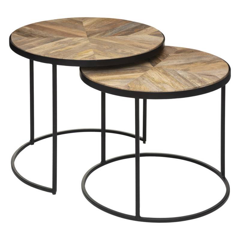Set de 2 tables basses Basile Atmosphera - Image 1