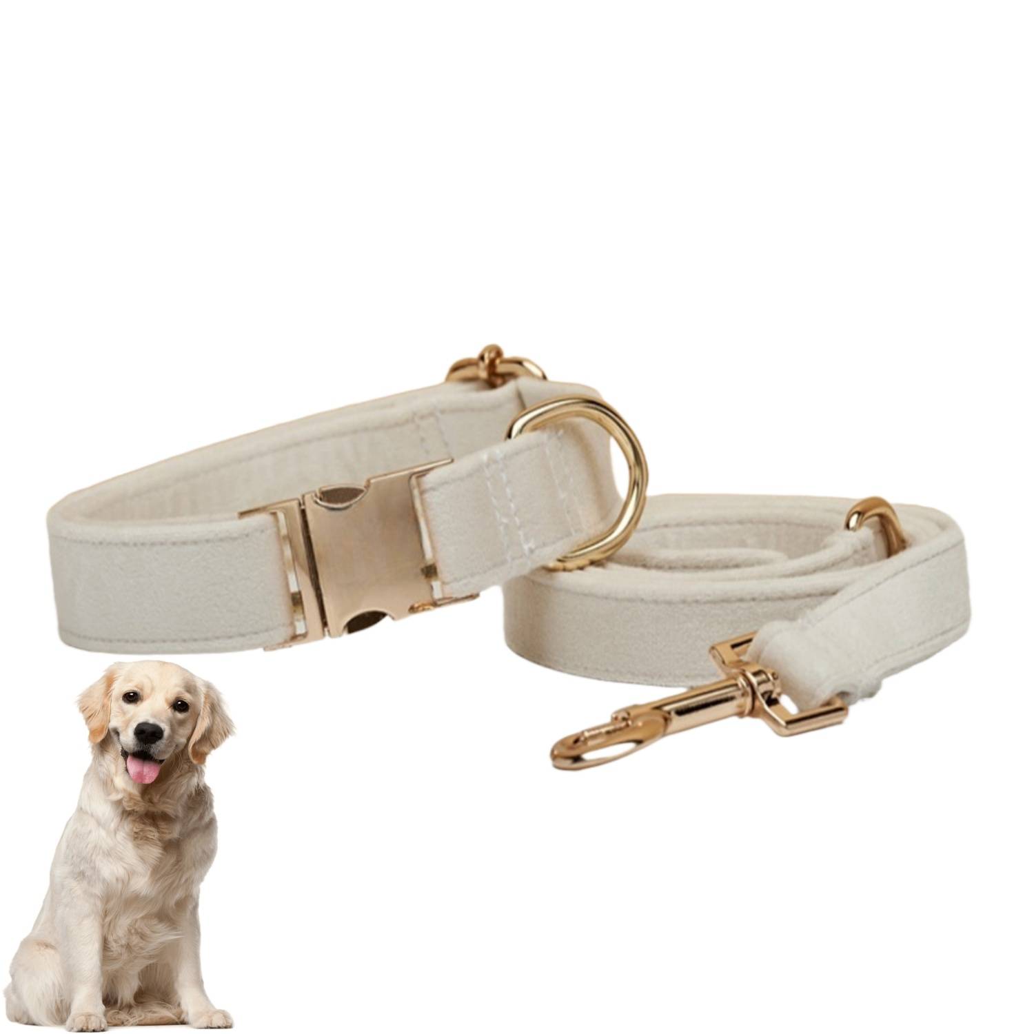 DtopbuyAge - Collier et Laisse Réglable pour Chien L DtopbuyAge - Image 1