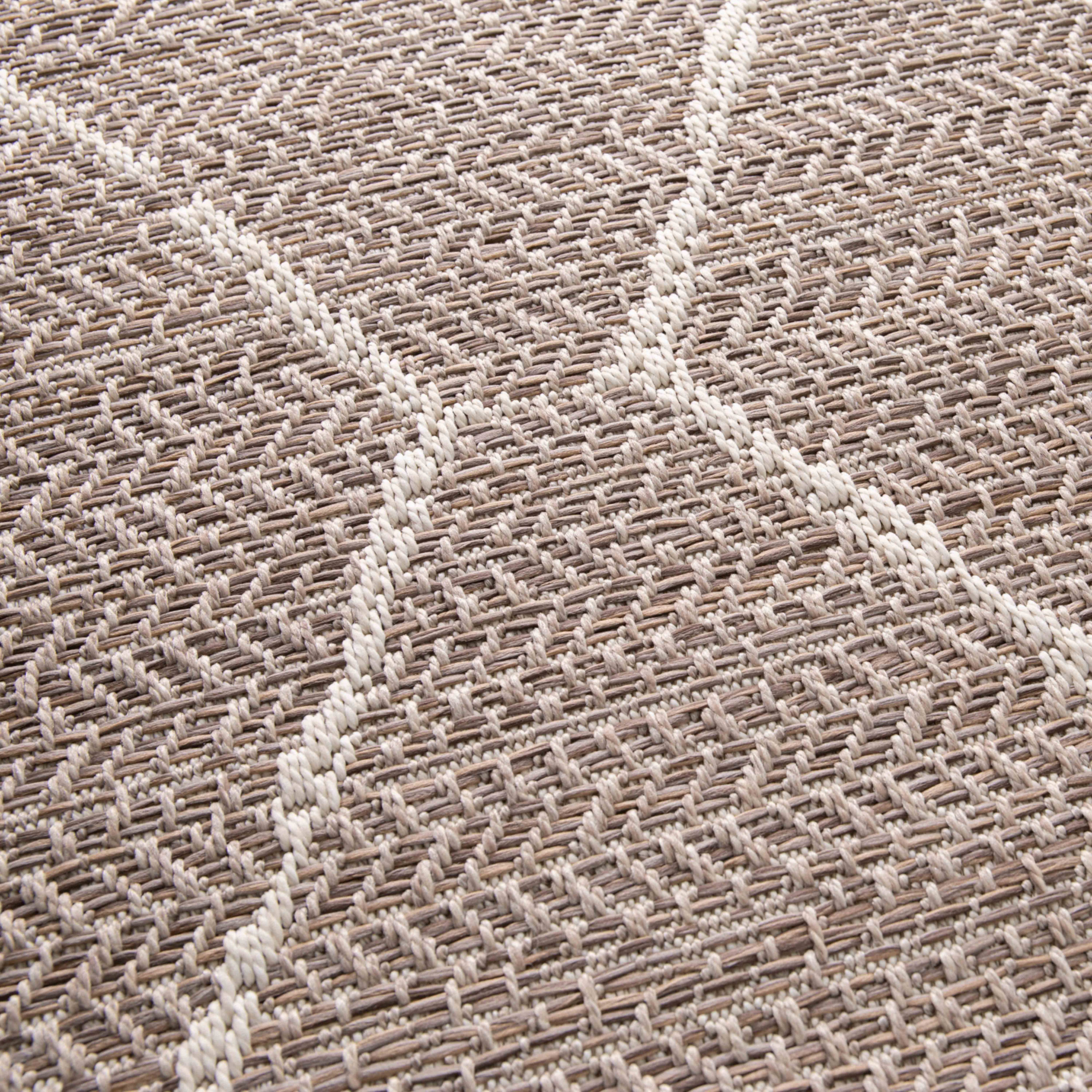 Oviala - Tapis d'extérieur en polypropylène 120 x 170 cm beige Karo - Oviala - Image 5