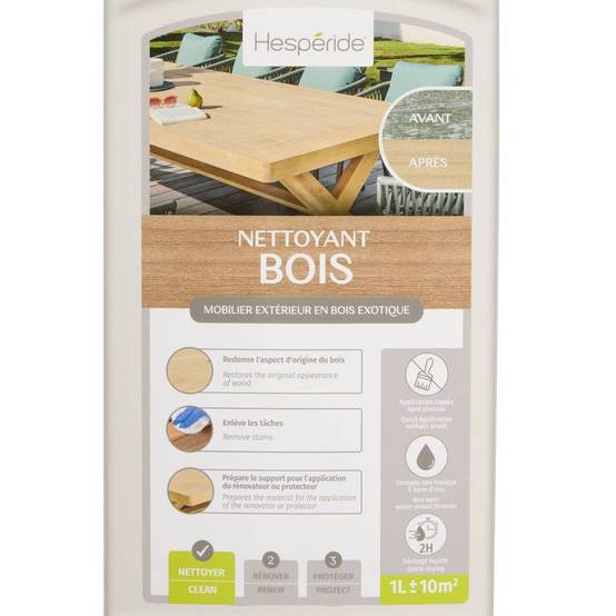 Hesperide - Nettoyant pour mobilier extérieur bois exotique 1L Hespéride - Image 2