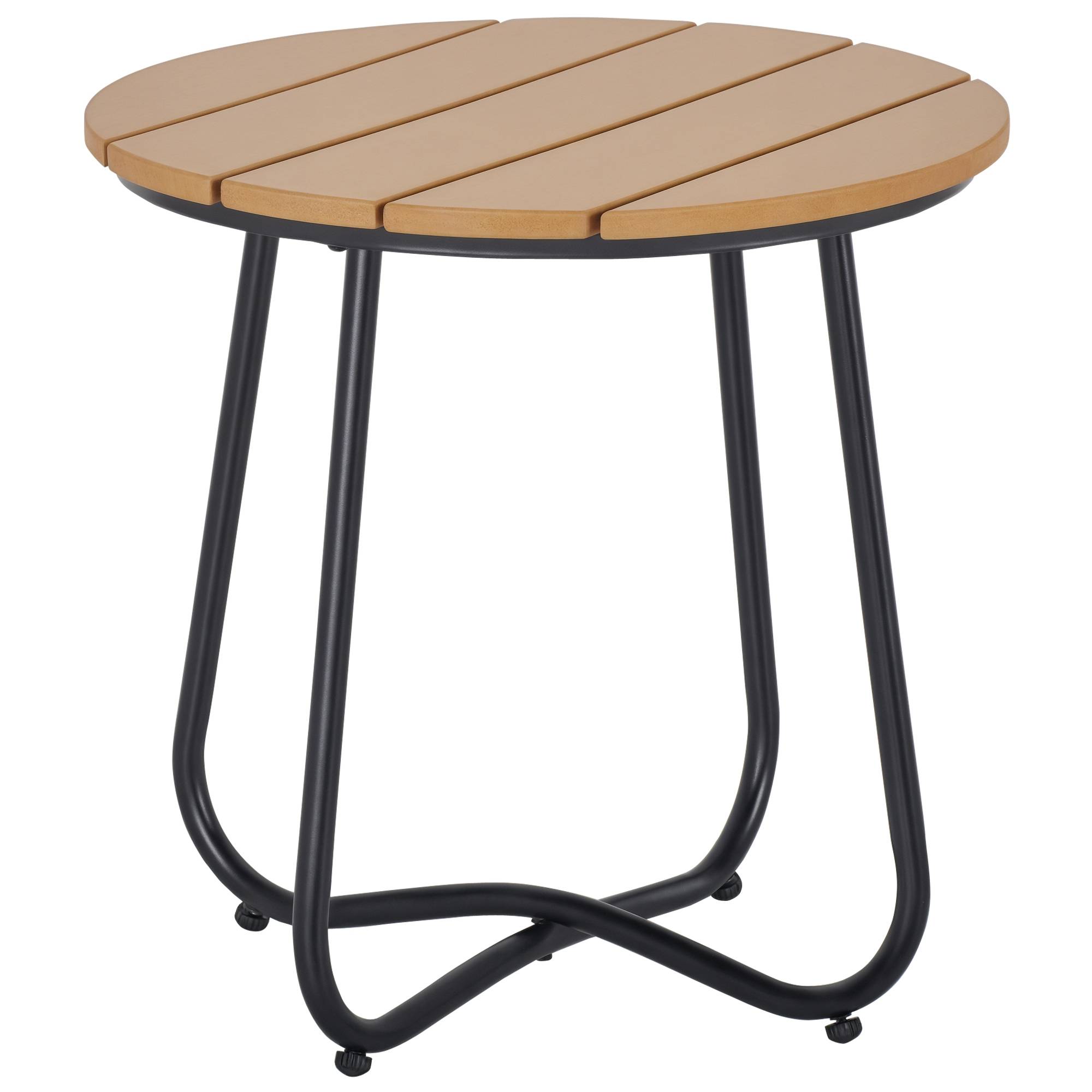 PANGIVO - Table basse de jardin acier marron 49 x 49 x 48 cm - PANGIVO - Image 1