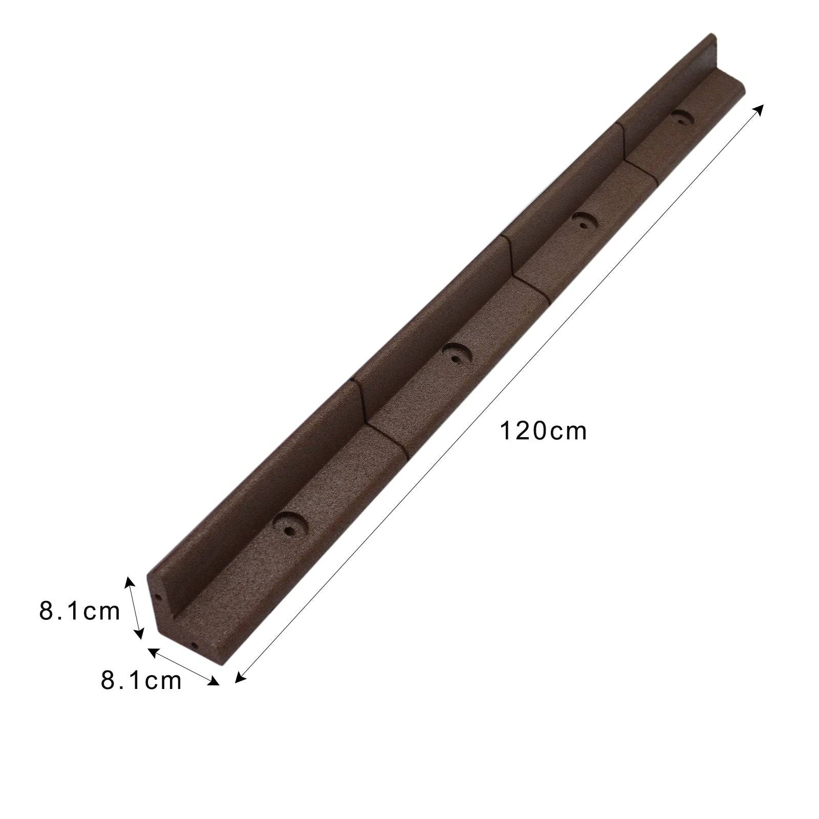 Monstershop - Bordures de Pelouse Flexibles 1.2m Marron x 14 - Image 5