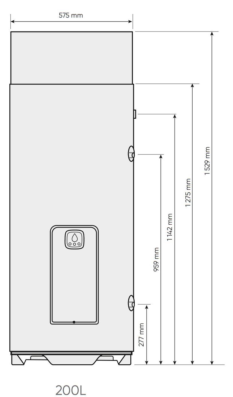 Chauffe-eau thermodynamique EGEO vertical sur socle 200l - ATLANTIC - 232516 - Image 2