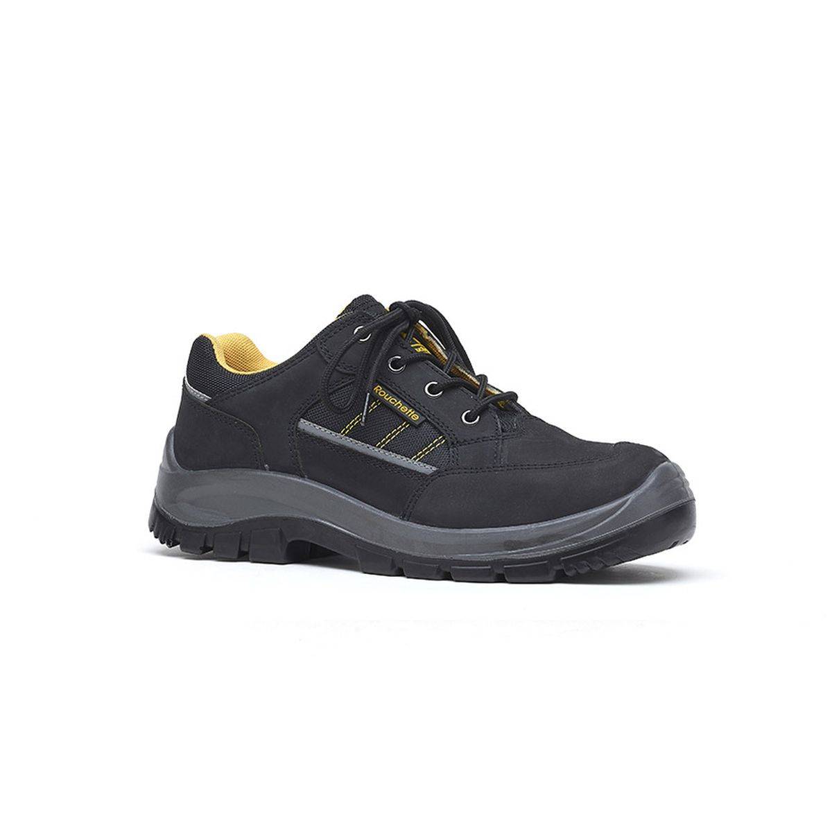 Rouchette - Chaussures de sécurité BOSTON noir et jaune T43