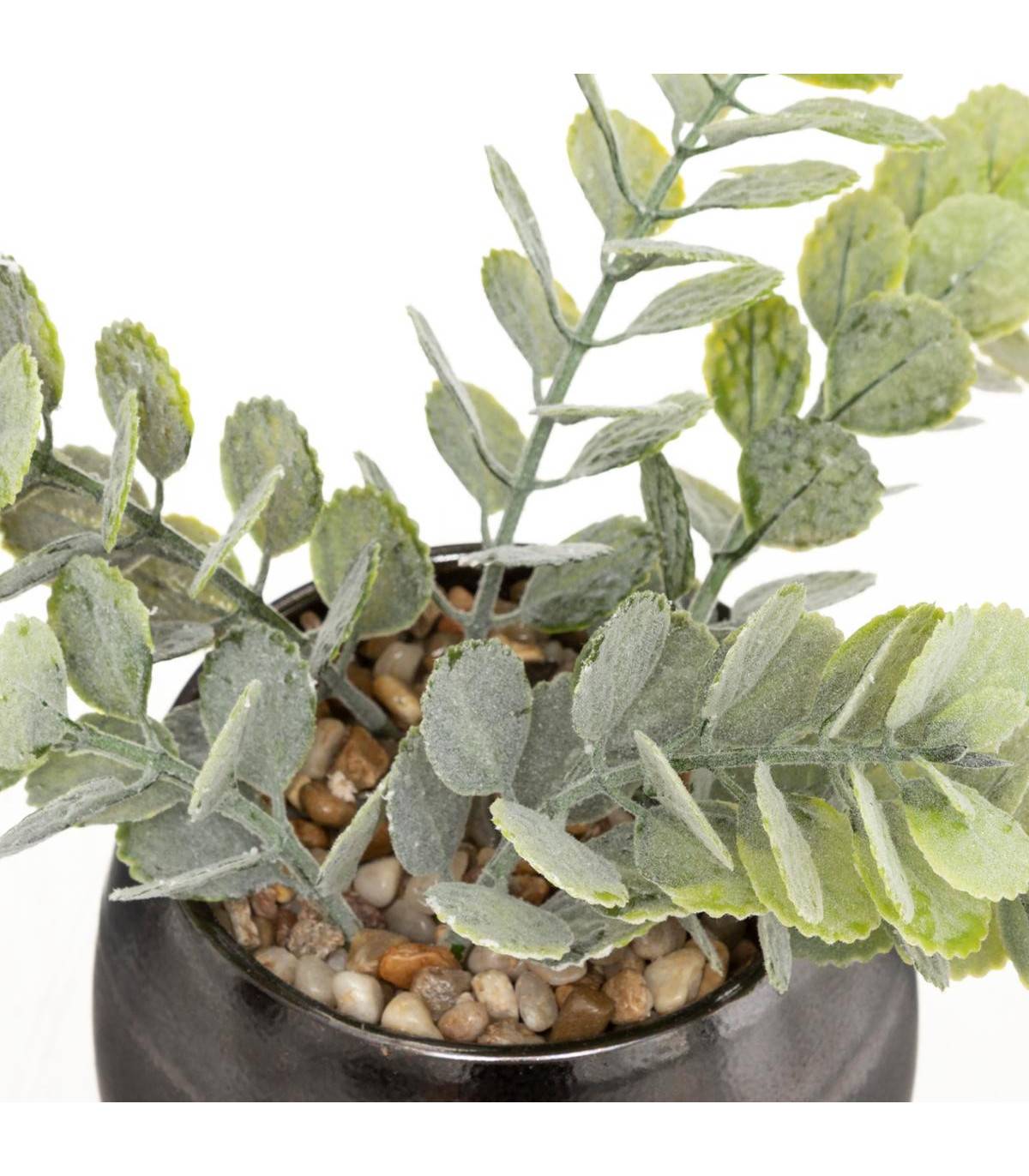 Plante Artificielle dans un pot en céramique émaillée - Image 2