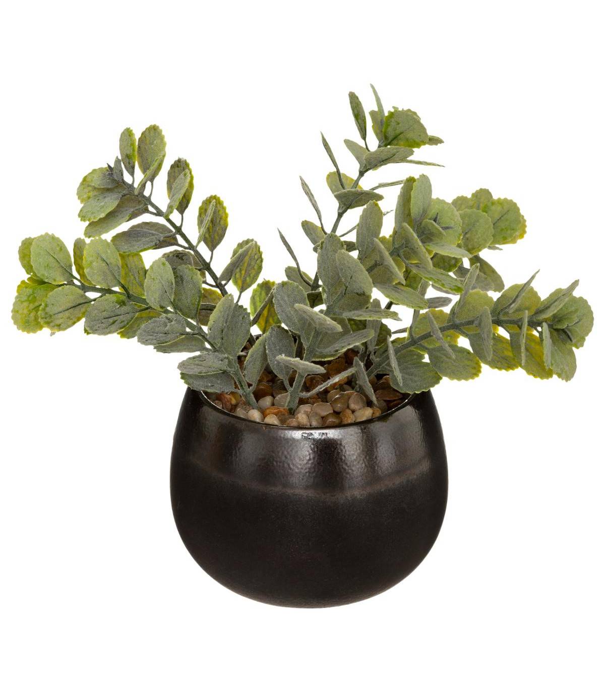 Plante Artificielle dans un pot en céramique émaillée - Image 1