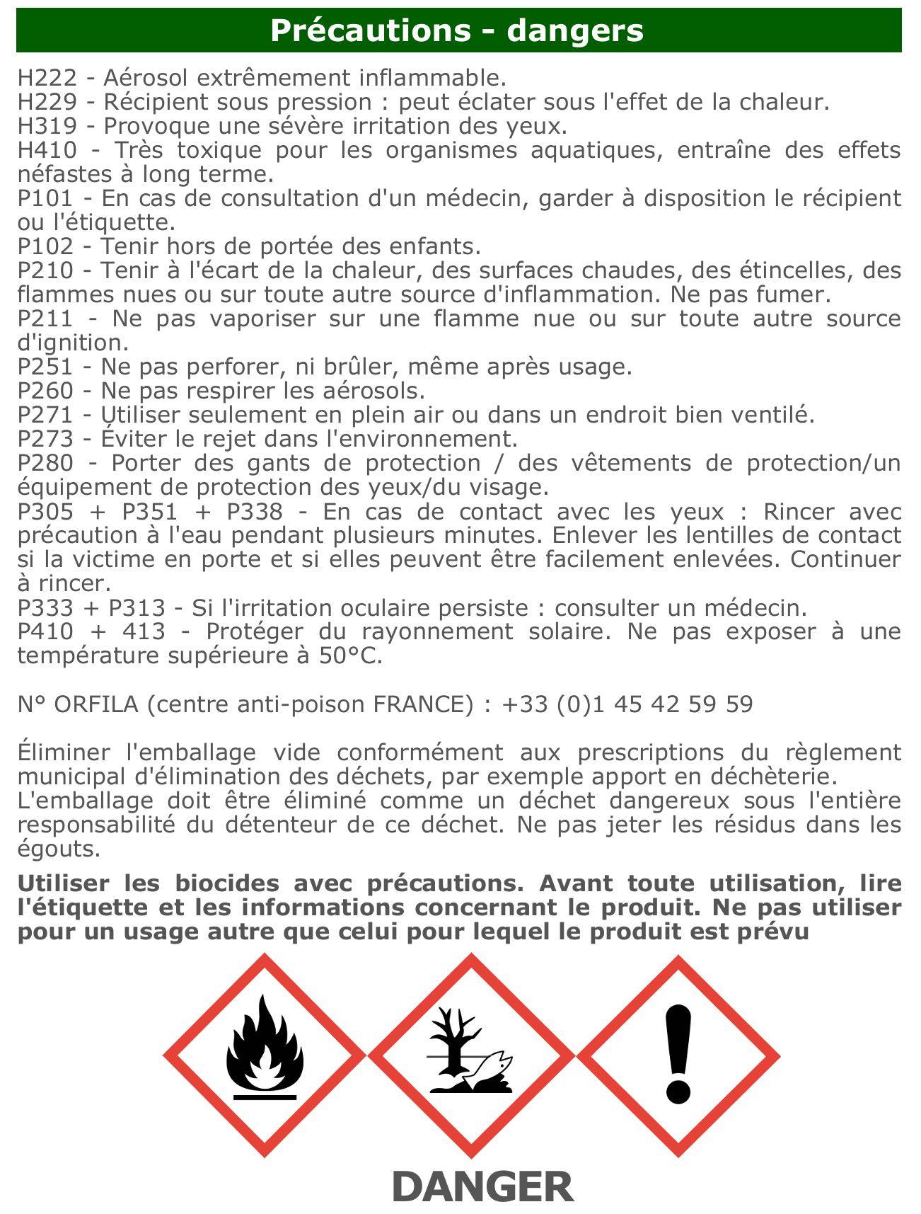 12 Aérosols 250 ml au Pyrèthre Végétal - Compatible Diffuseur Automatique - Action Choc Contre Volants et Rampants - Image 5