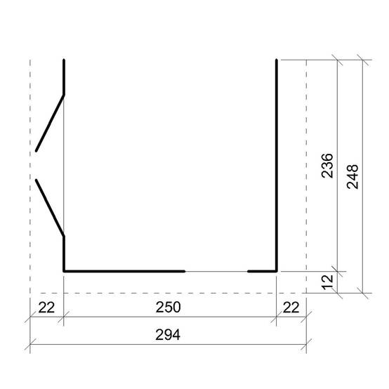 Timbela - Abri de Jardin Qualité Premium 5,9 m² - H231x248x294 cm sans plancher e paroi latérale - Construction de Panneaux LP Smartside - Timbela M938B - Image 7