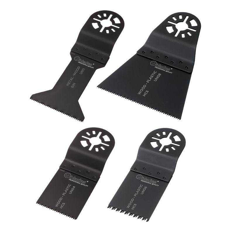 Qblades - Pack de 4 lames scie standard QBLADES UN92 pour bois / plaque de plâtre / plastique Qblades