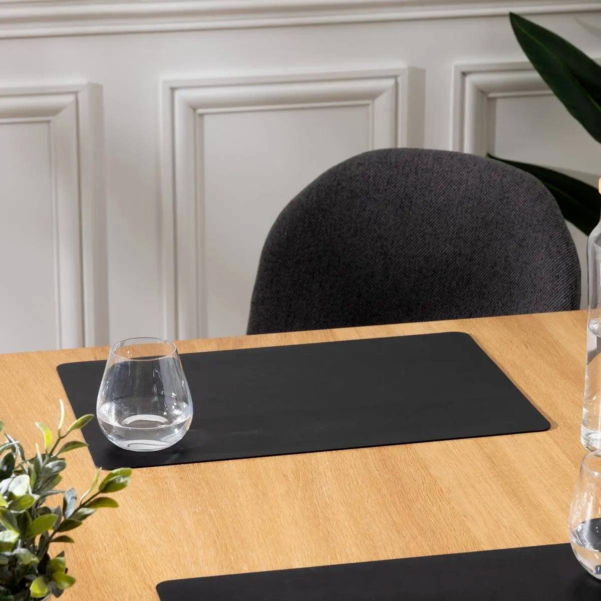 Set de Table Design "Dinner" 30x45cm Noir - Image 2