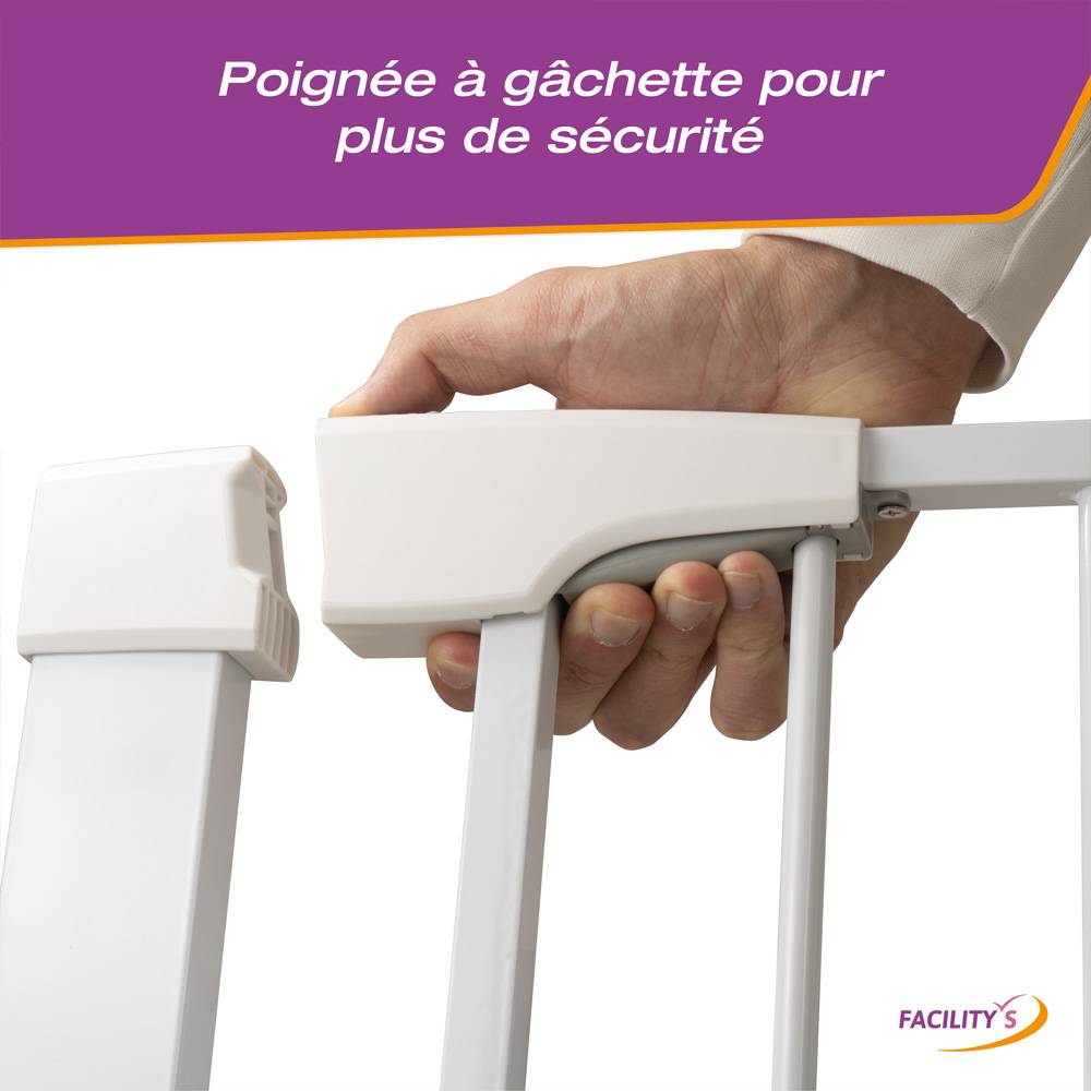 Barrière de sécurité escalier sans perçage pour enfant, bébé, chien - Image 5