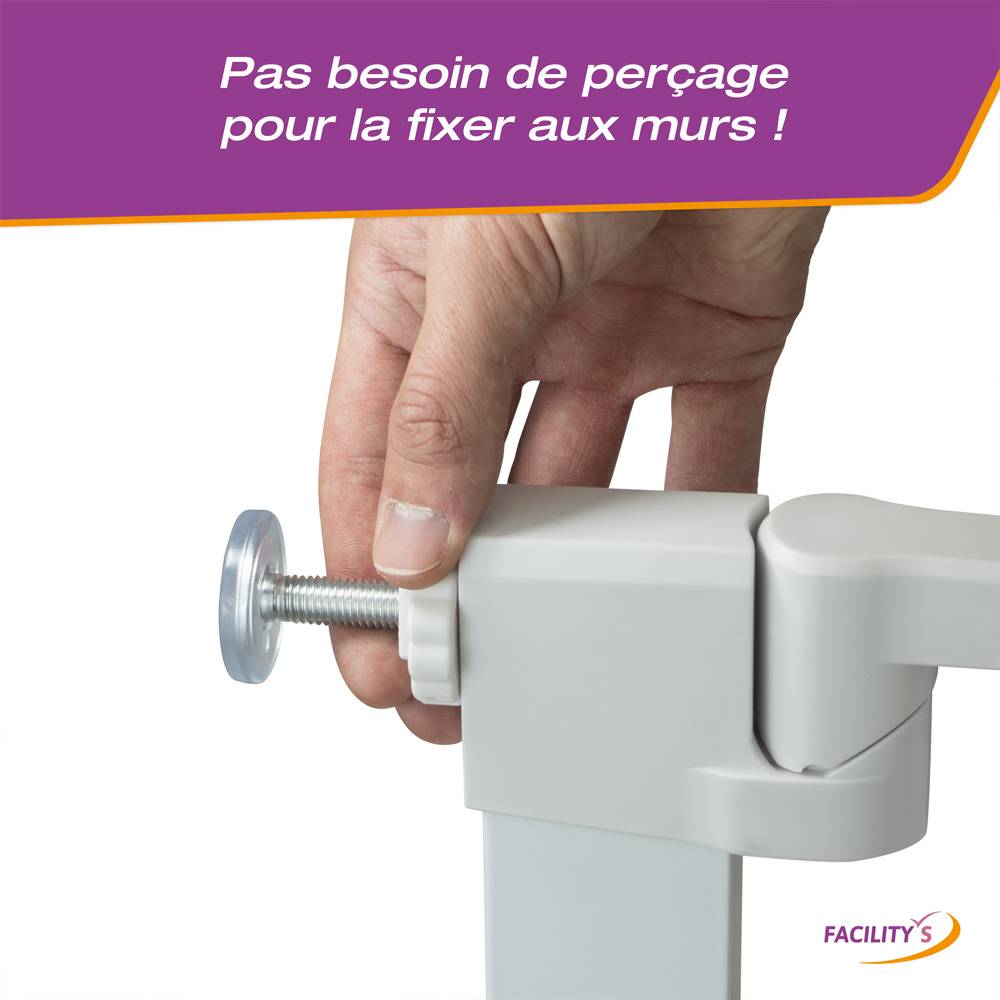 Barrière de sécurité escalier sans perçage pour enfant, bébé, chien - Image 4