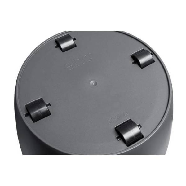Elho - Elho Brussels Pot De Fleurs Rond Roues 47 - Noir - ø 47 X H 44 Cm - Intérieur - 100% Recyclé - Image 5