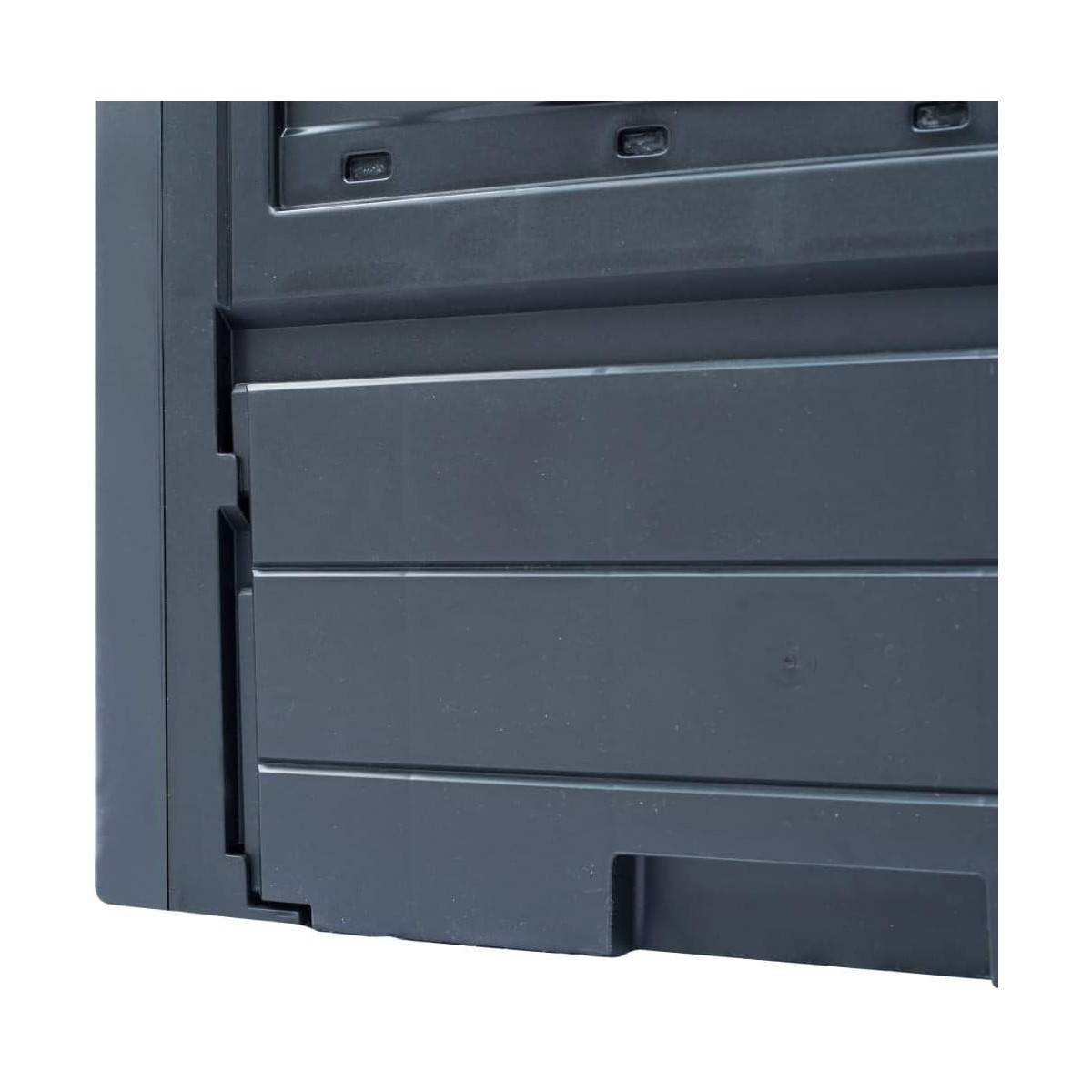 Composteur de jardin 260 Litres Noir Dim 60 x 60 x 73 cm Déchets divers TOOMAX - Image 6