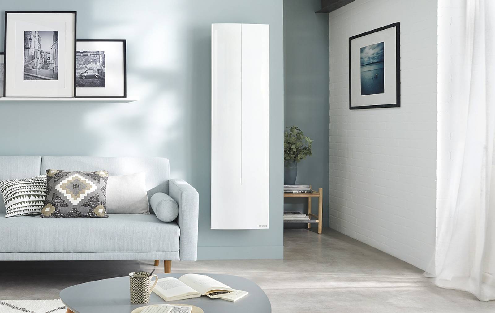 Radiateur électrique 1500W SOKIO vertical blanc - ATLANTIC - 503117 - Image 3