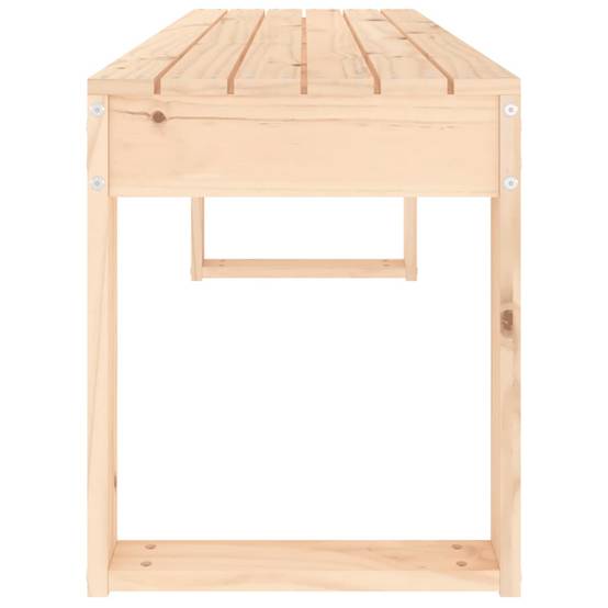 Maison Chic - Banc de jardin - Banc d'extérieur - Banquette 110x38x45 cm bois massif de pin - Image 4