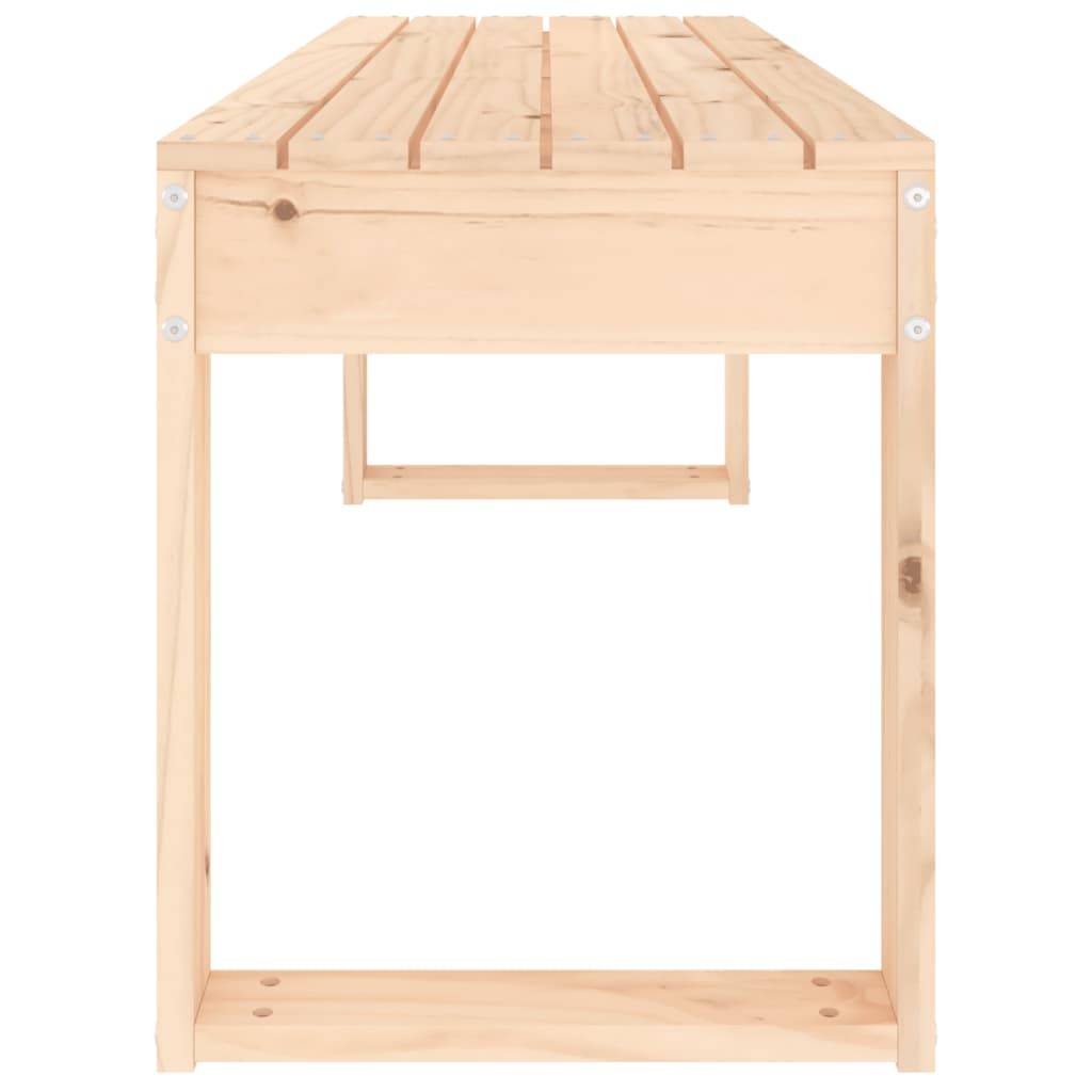 Maison Chic - Banc de jardin - Banc d'extérieur - Banquette 110x38x45 cm bois massif de pin - Image 4