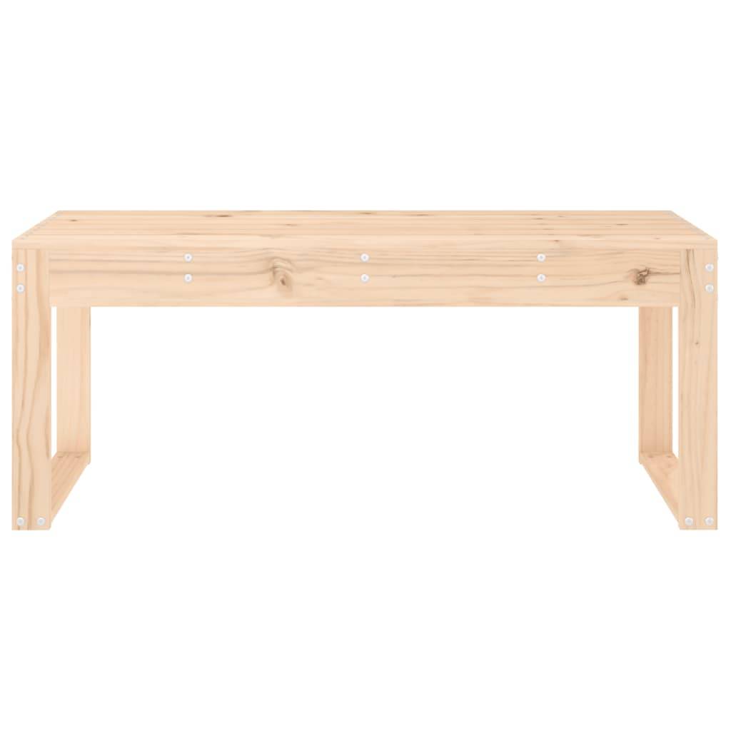 Maison Chic - Banc de jardin - Banc d'extérieur - Banquette 110x38x45 cm bois massif de pin - Image 3