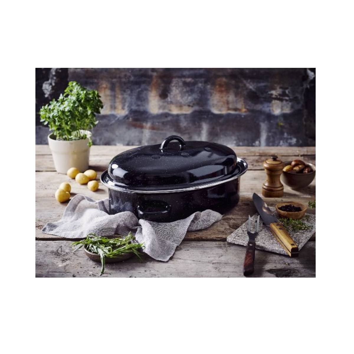Daubière en acier émaillé 42cm 15230424 Beka - Image 3