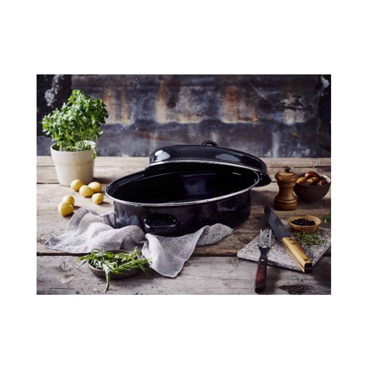 Daubière en acier émaillé 42cm 15230424 Beka - Image 4