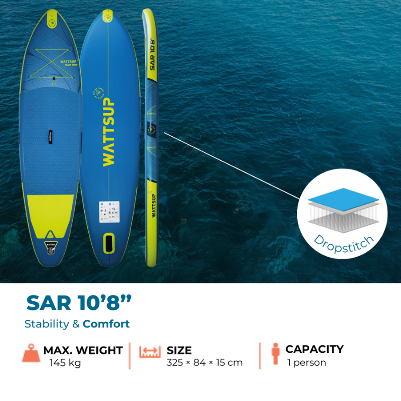 Paddle gonflable WattSup Sar 10'8" - Image 10