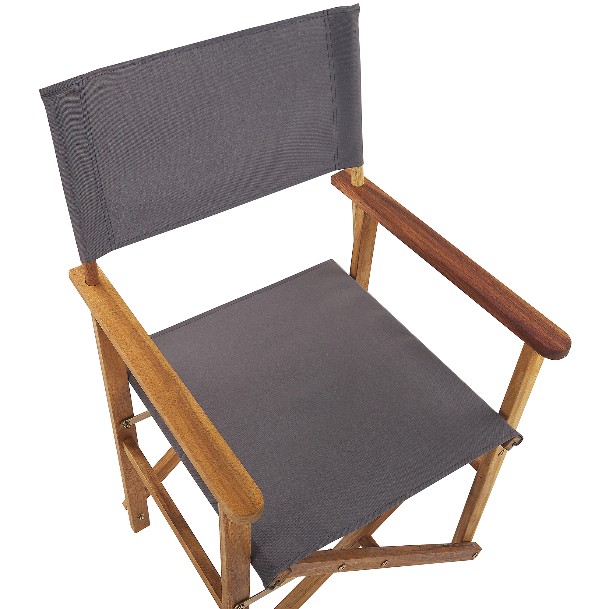 Beliani - Chaise de jardin Tissu Gris CINE - Beliani - Image 8