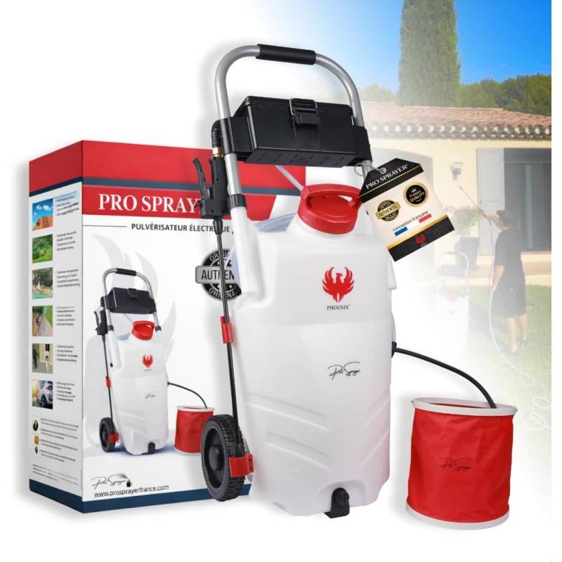 PHOENIX Pro Sprayer EVO 35L avec 2 Batteries - Pulvérisateur Électrique Autonomie 6h - Batterie Rechargeable -Toiture Jardin - Image 1