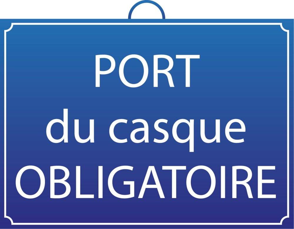 Panneau Port du Casque Obligatoire - Mondelin