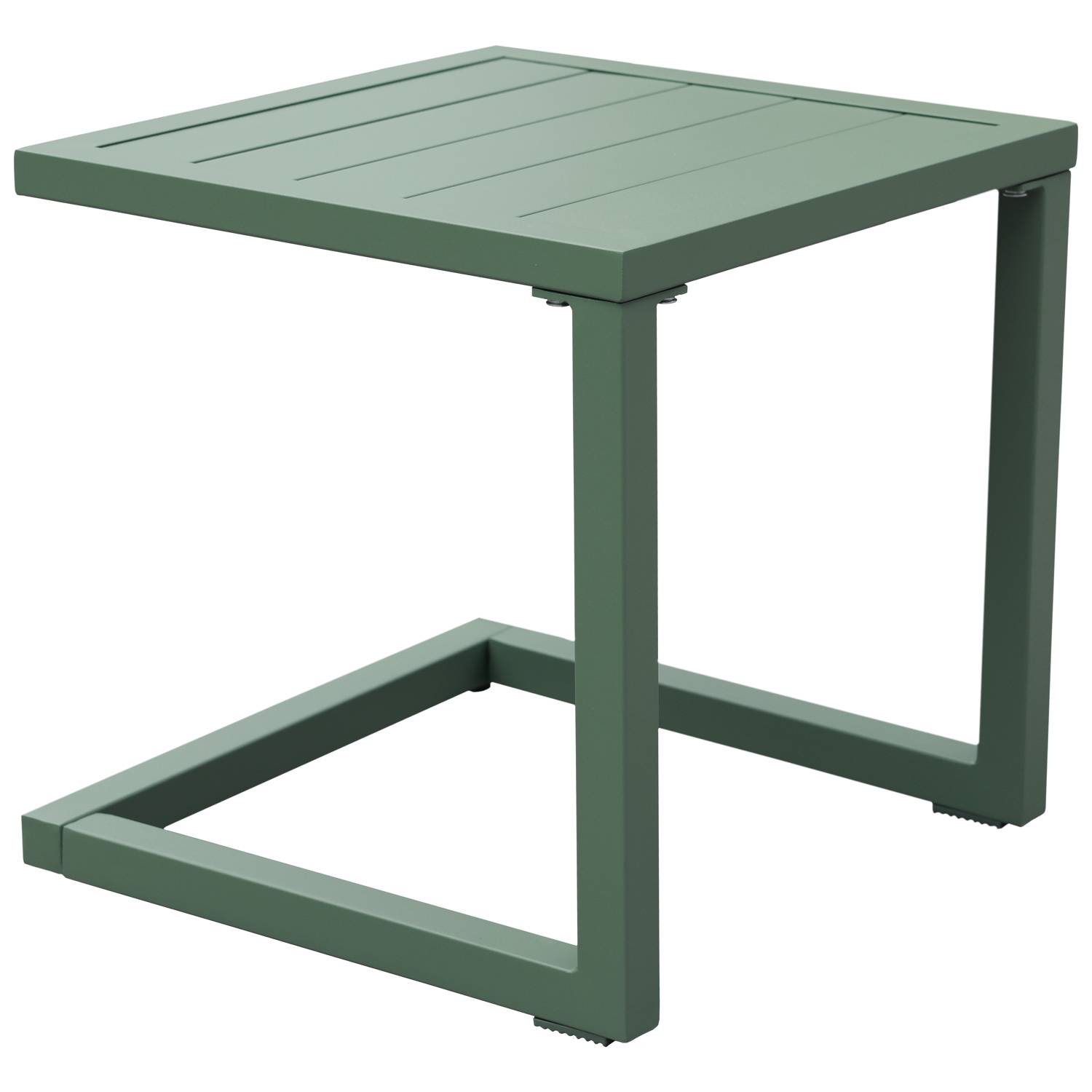 Table d'appoint BARBADOS en aluminium vert sauge - HAPPY GARDEN - Image 1