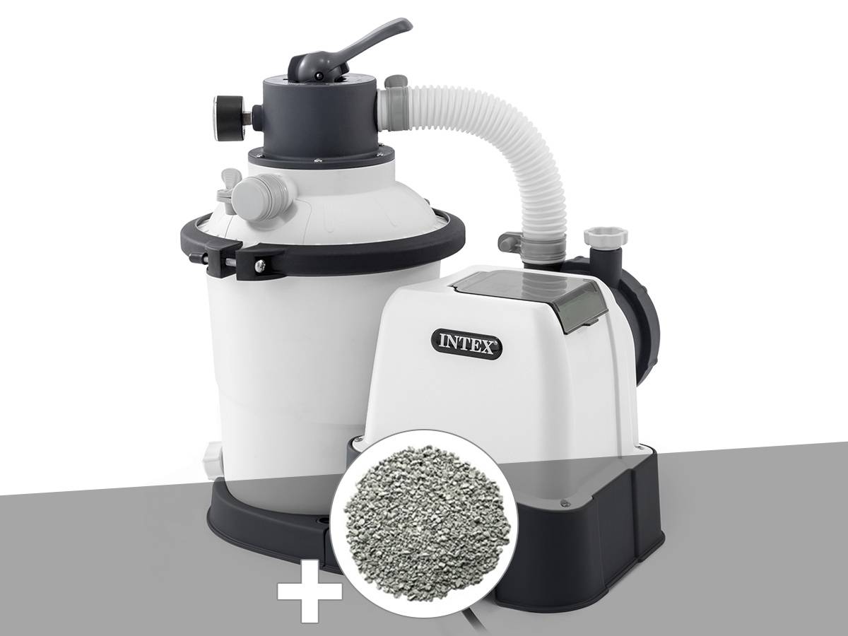 Groupe de filtration à sable SX925 2 m³/h + 10 kg de zéolite - Intex