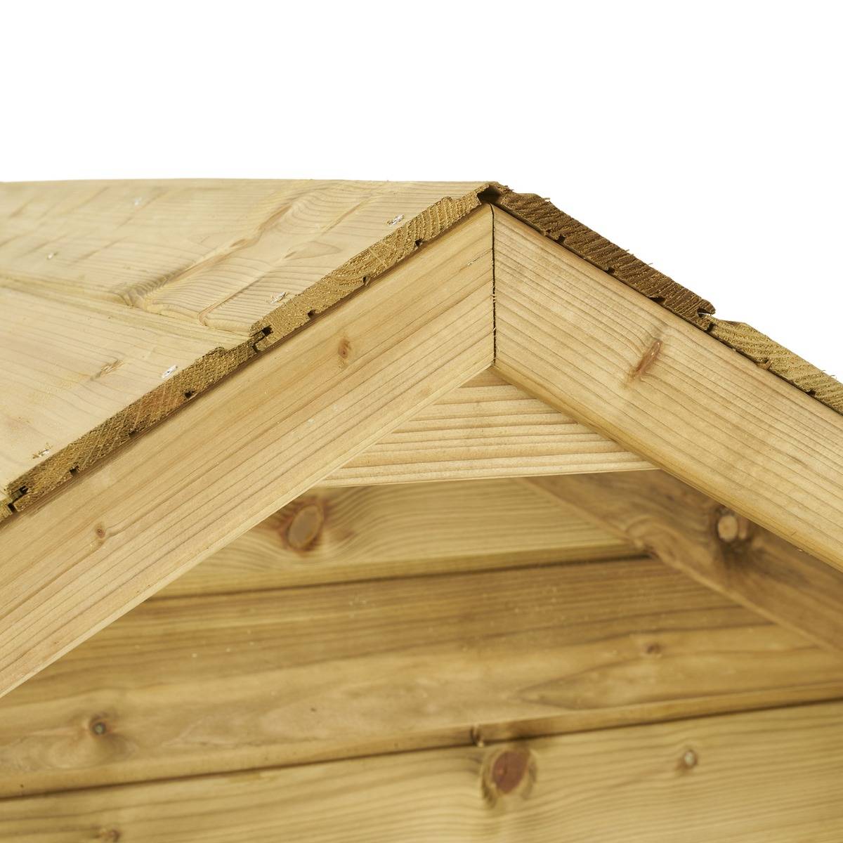 Kangui - Maisonnette bois cabane enfant extérieur - Toit étanche - Comptoir - Préau COSI Kangui - Image 8