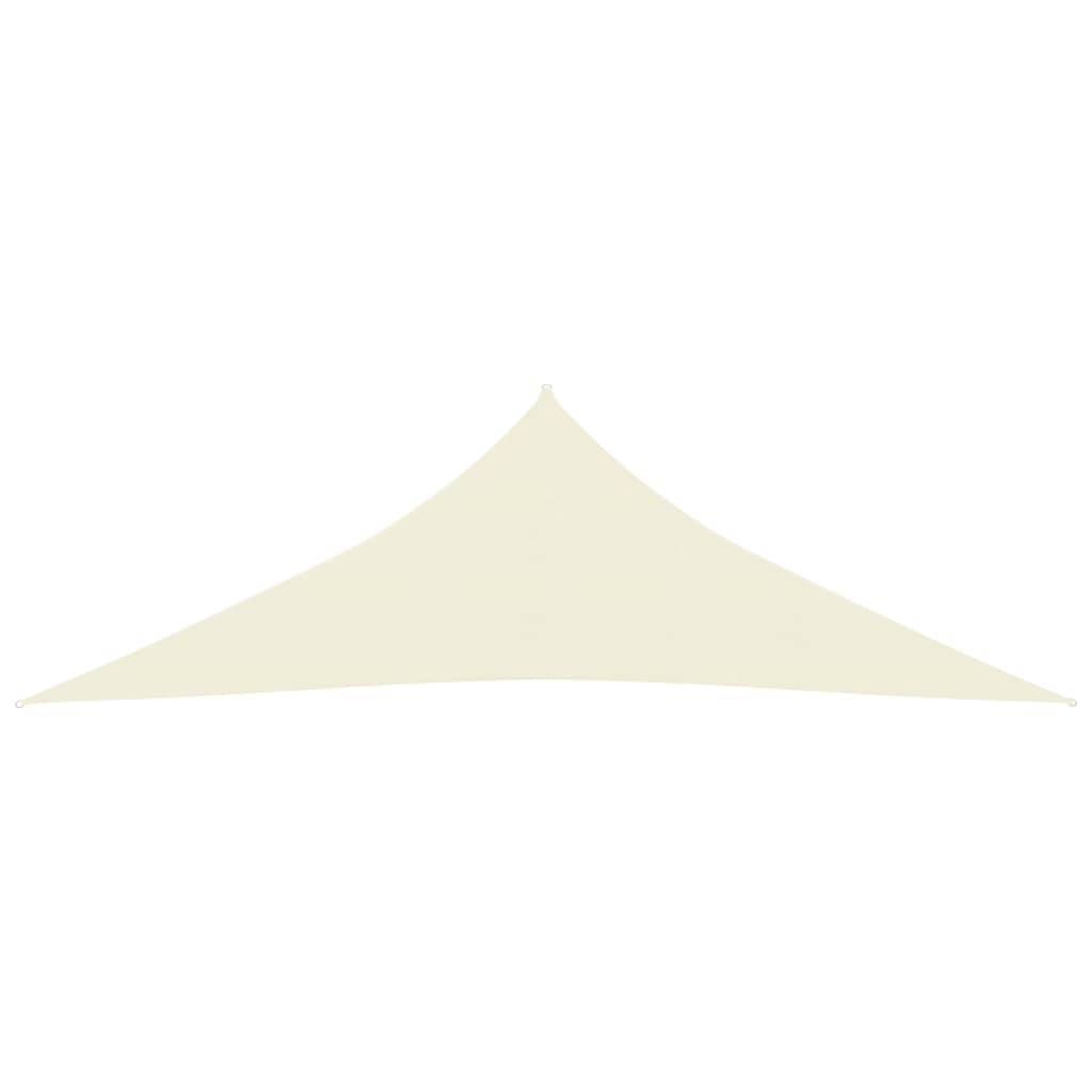Helloshop26 - Voile toile d'ombrage parasol 160 g/m² 3 x 3 x 4,2 m PEHD crème - Image 2