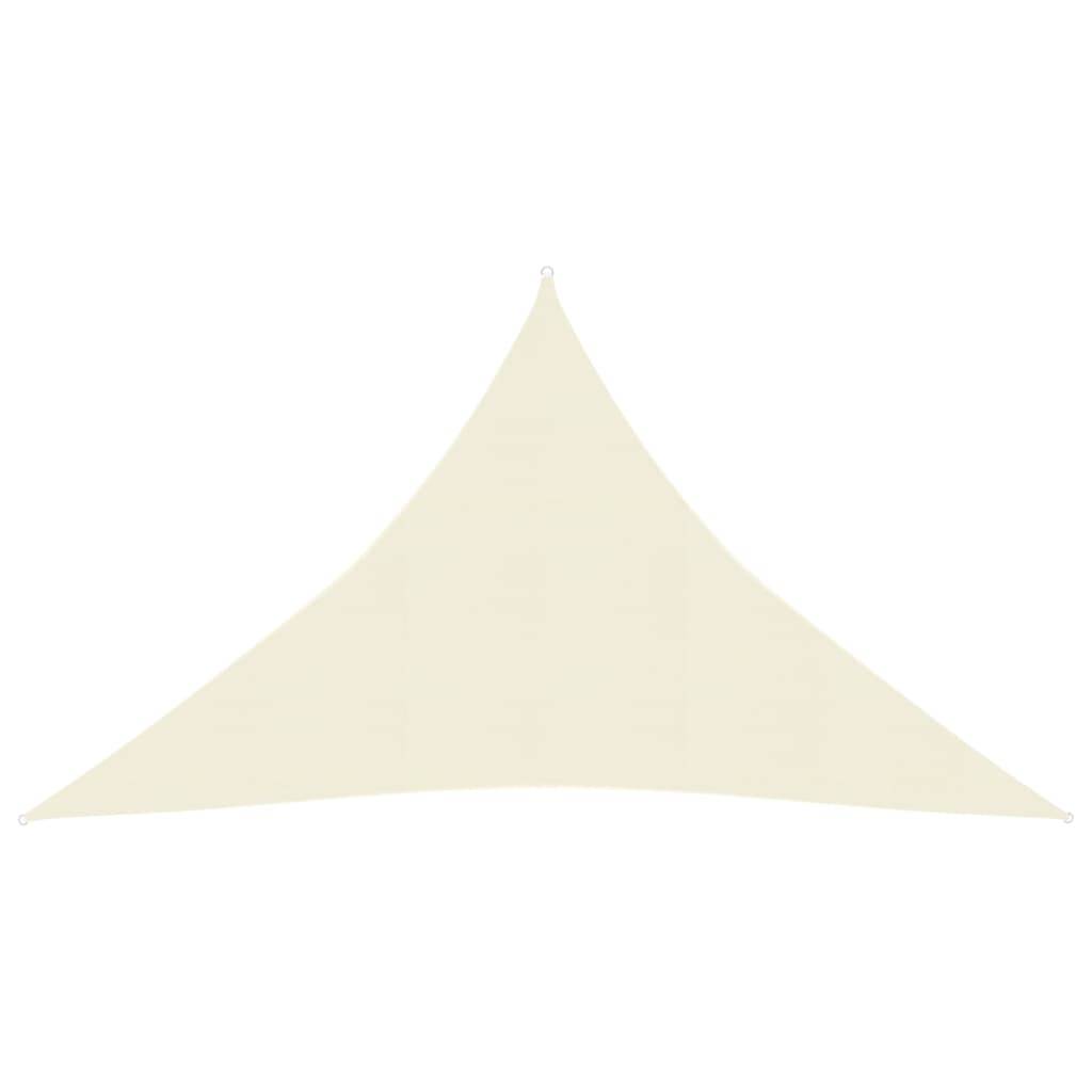 Helloshop26 - Voile toile d'ombrage parasol 160 g/m² 3 x 3 x 4,2 m PEHD crème - Image 1