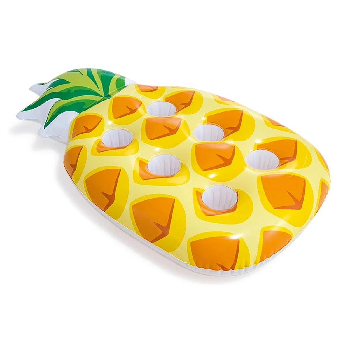 Porte Verre Gonflable "Ananas" 97cm Jaune