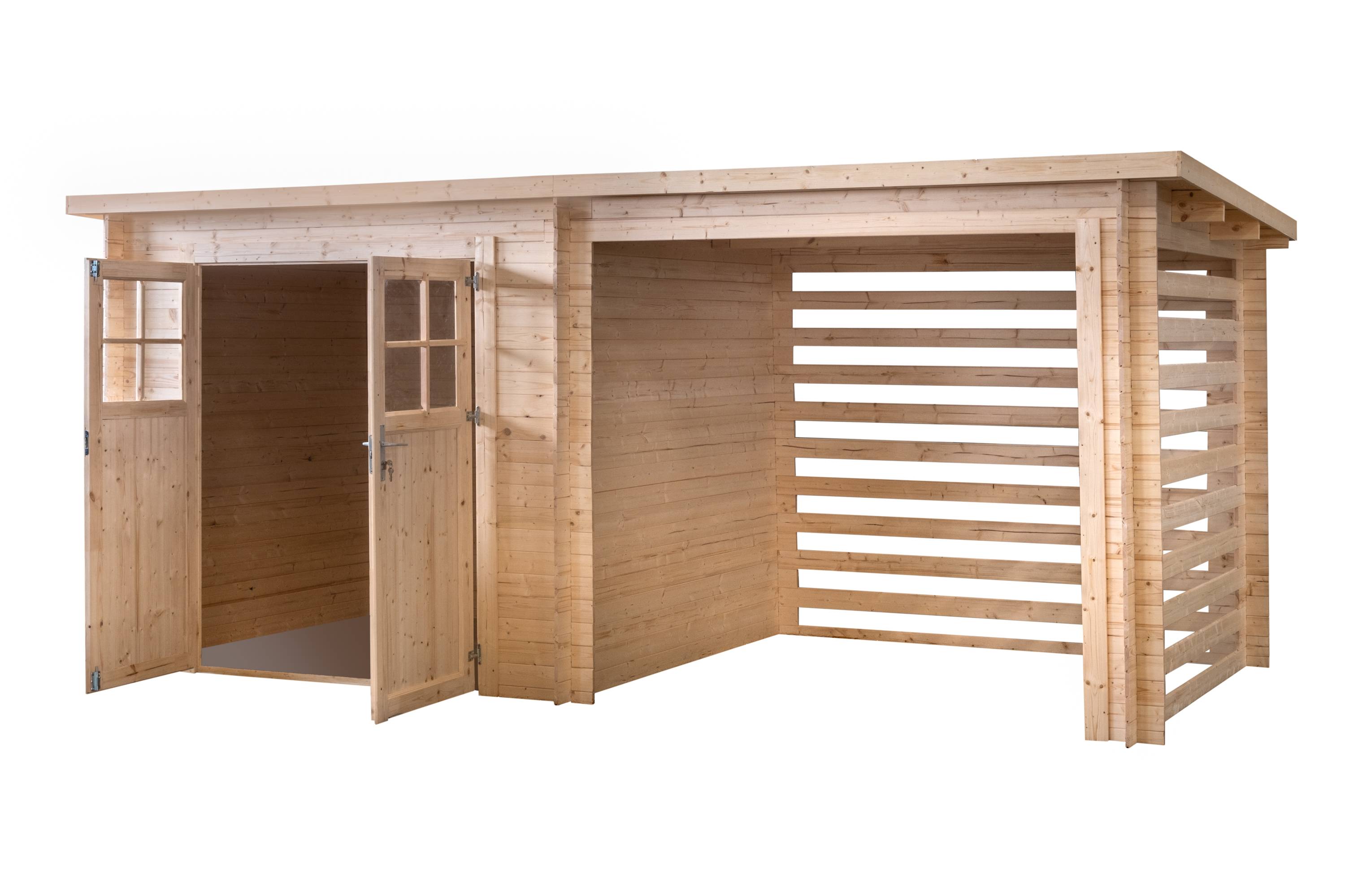 0 - Abri de jardin double espace, 10.5m², 4790 x 2200, ep 19mm, INT046 /GARTFLEX - Image 2