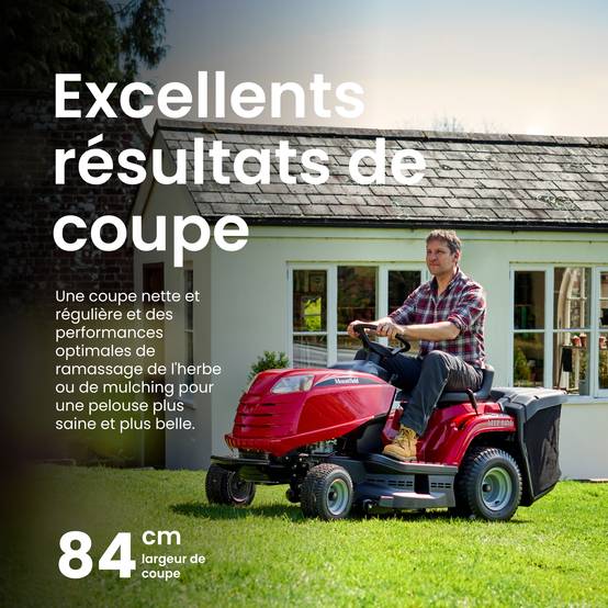 Tracteur de pelouse à essence Mountfield MTF 84M Coupe large 84 cm, bac 200 L - STIGA - Image 3