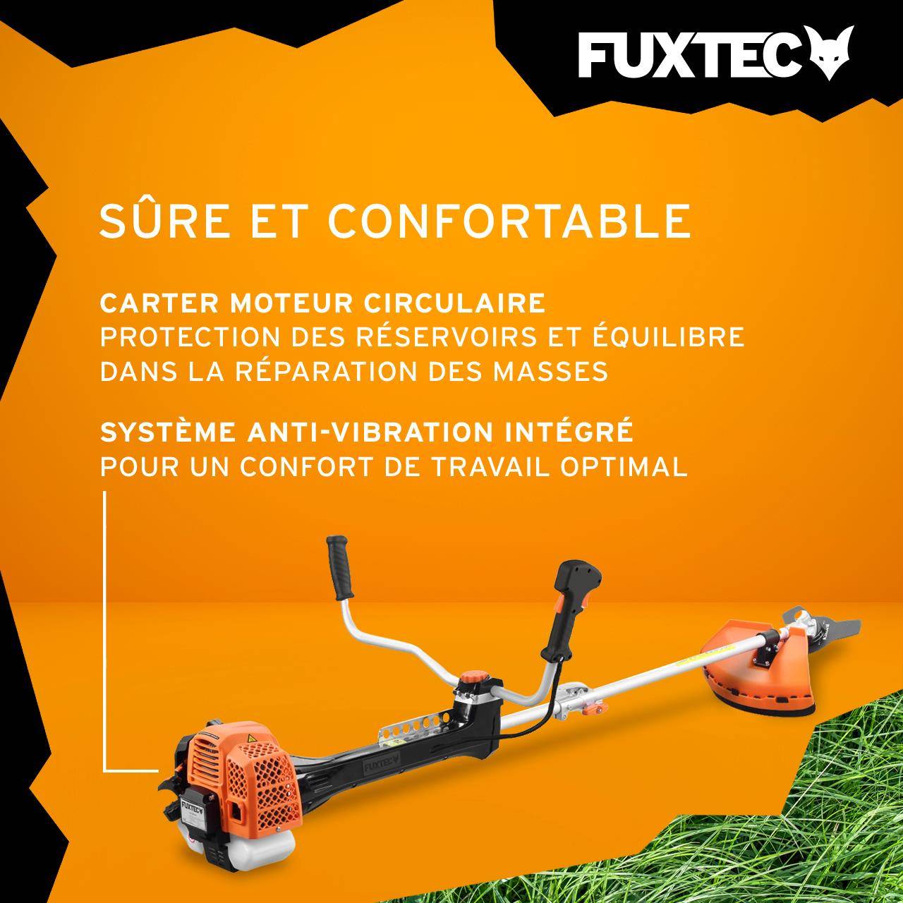 FUXTEC - Débroussailleuse thermique pro 62 cm³ 3,5 CV anti-vibrations usage intensif – Fuxtec - Image 6