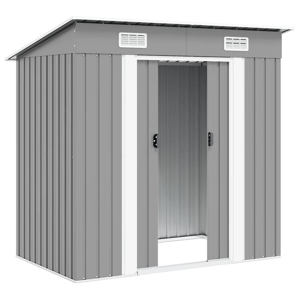 Vidaxl - Abri de jardin Métal Gris 2.4m² vidaXL 42982 - Image 5