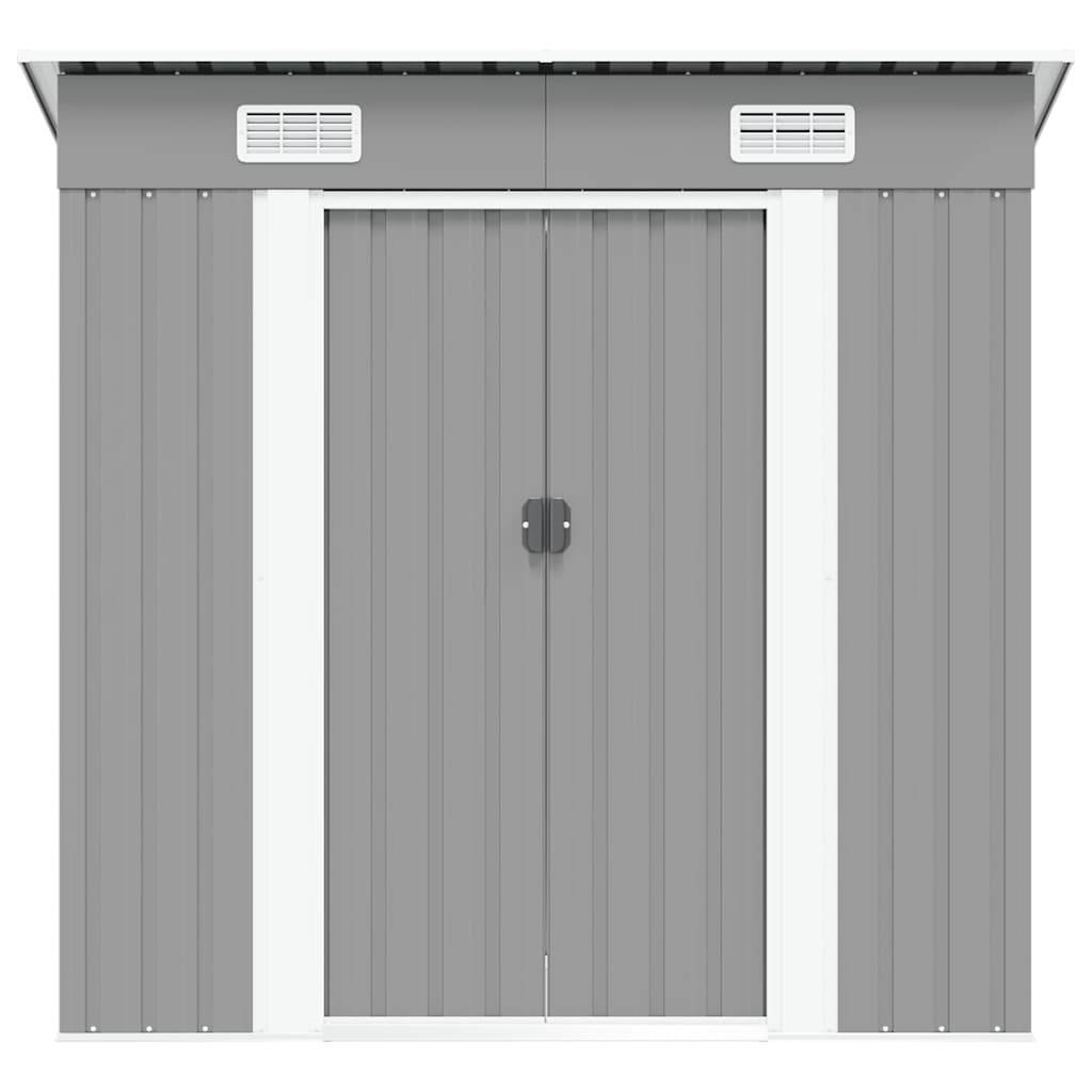 Vidaxl - Abri de jardin Métal Gris 2.4m² vidaXL 42982 - Image 6
