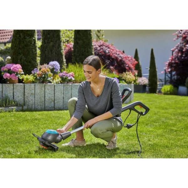 Coupe-bordure électrique - GARDENA - EasyCut 450/25 - 450W - 28 cm - Manche télescopique inclinable - Image 5