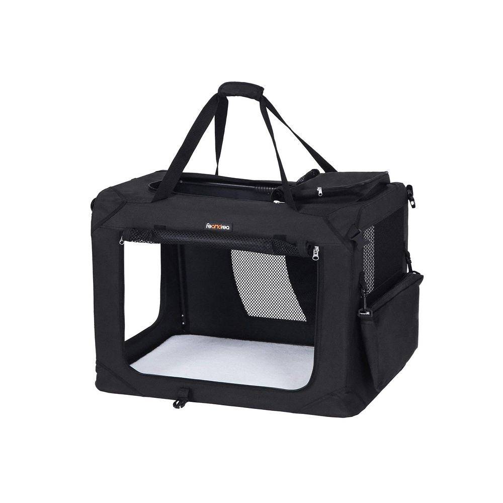 Sac de transport voyage chien L 92,5 x 70 x 9 cm noir - Image 1