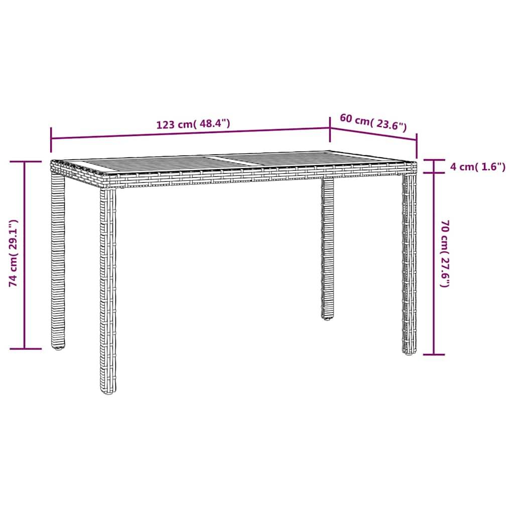 Vidaxl - Ensemble à dîner de jardin avec coussins 3 pcs-Salons de jardin poly rotin noir 151836 - Image 8
