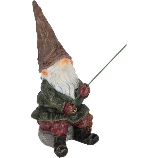 Esschert Design - Nain de jardin pêcheur en résine 25 cm - Image 1